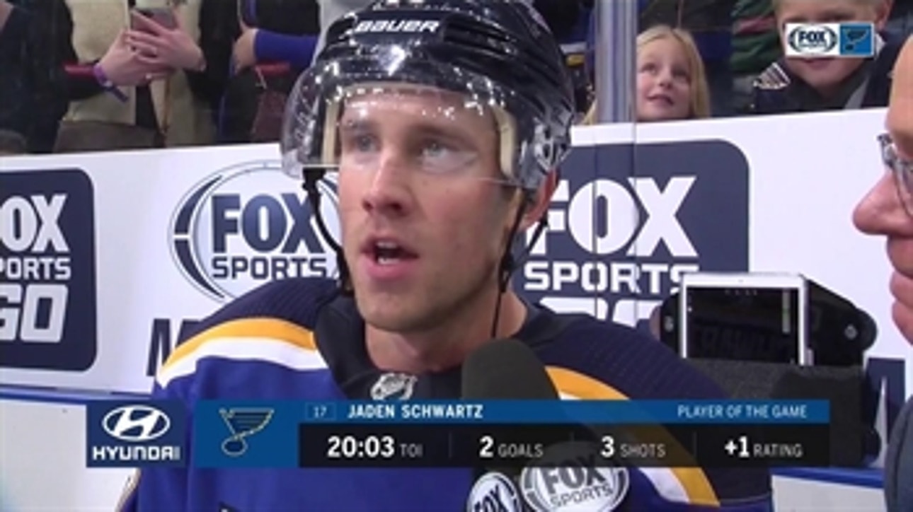 Jaden Schwartz: Blues 'did a better job of not getting frustrated' against Wild
