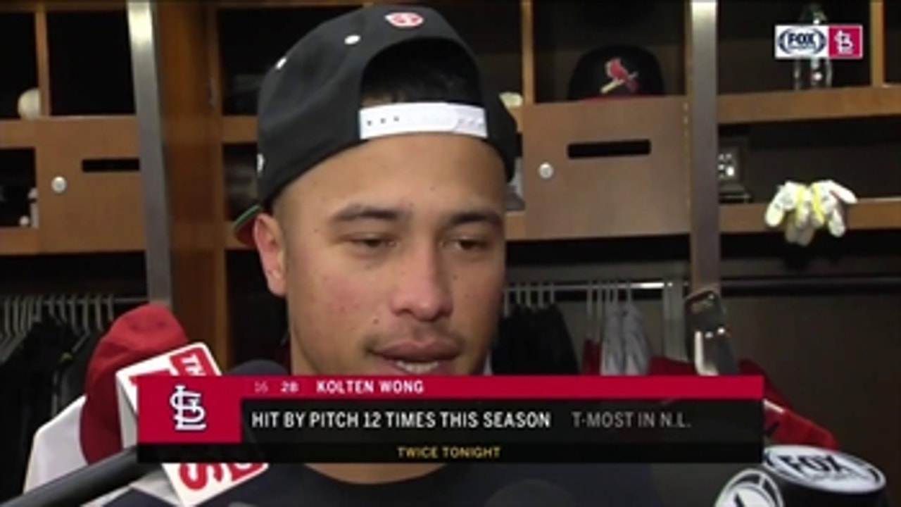 Kolten Wong: 'No one wants to get hit twice in one game'