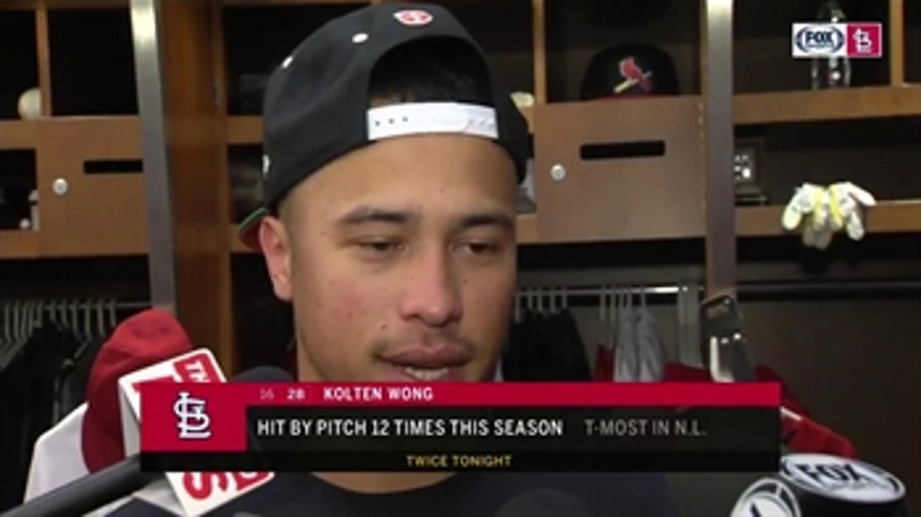 Kolten Wong: 'No one wants to get hit twice in one game'