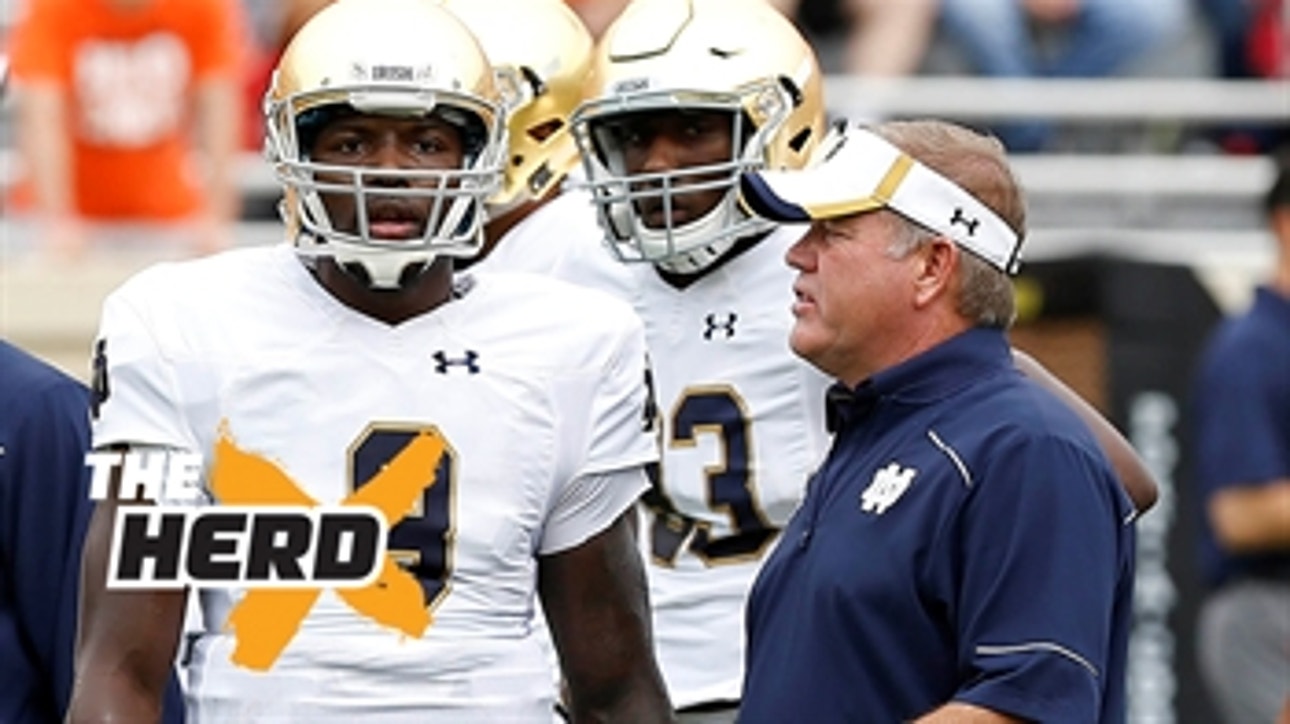 Brian Kelly: Season now hinges on backup freshman QB's play - 'The Herd'