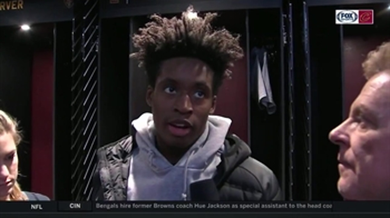 Collin Sexton had fun during the Cavaliers win over the Hornets