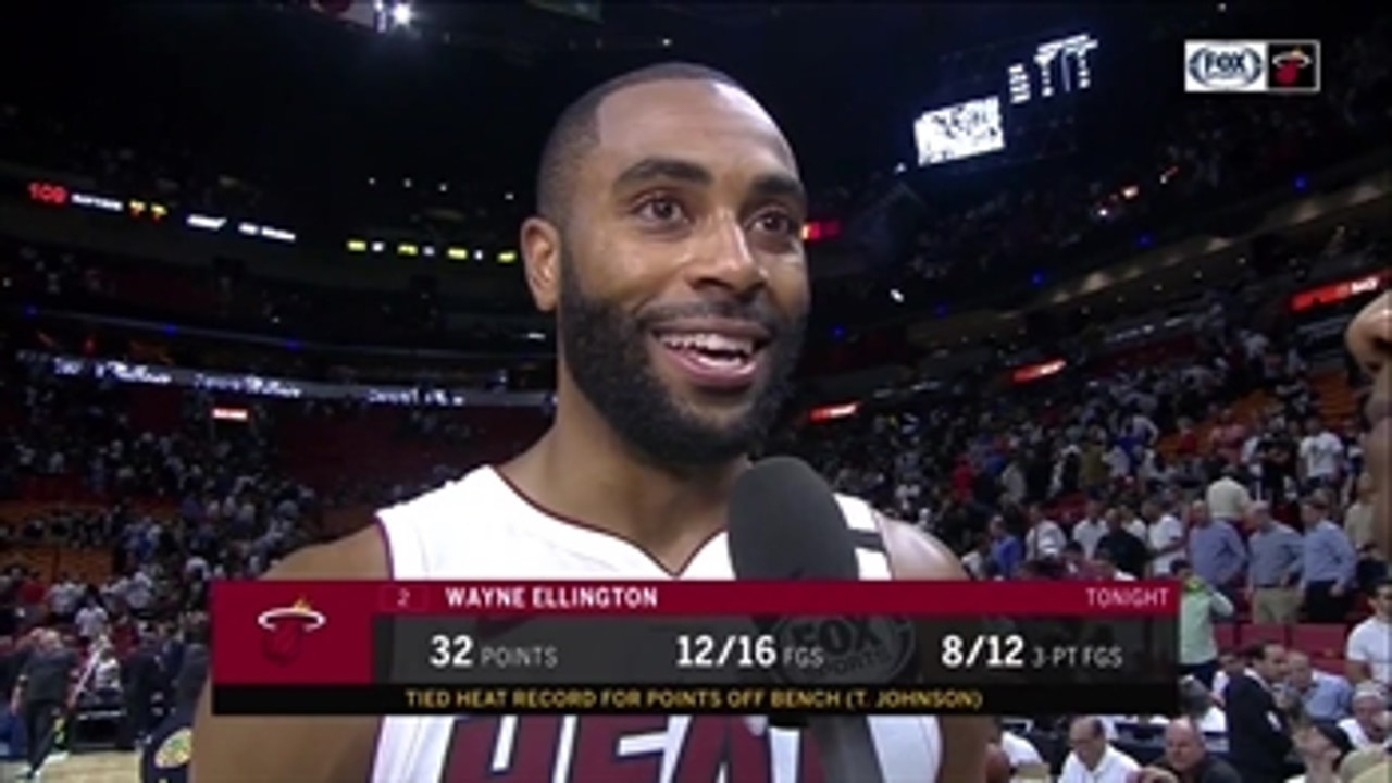 Wayne Ellington on breaking Heat 3-point record: 'It was magical'