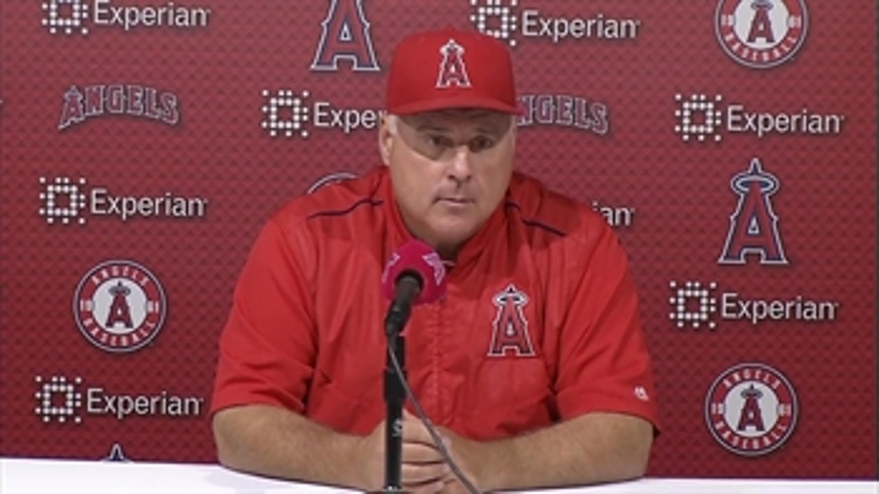 Mike Scioscia press conference following Angels' 6-1 loss to Rays