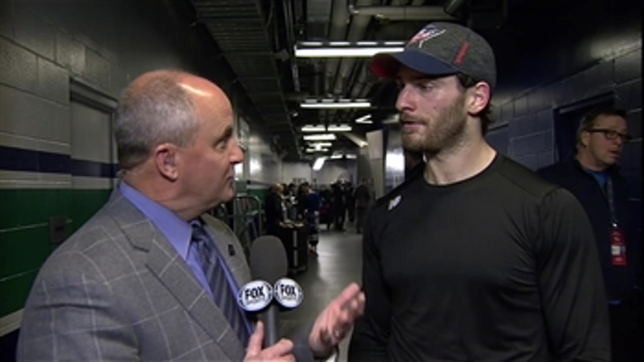 Brandon Saad discusses confidence, and Blue Jackets win