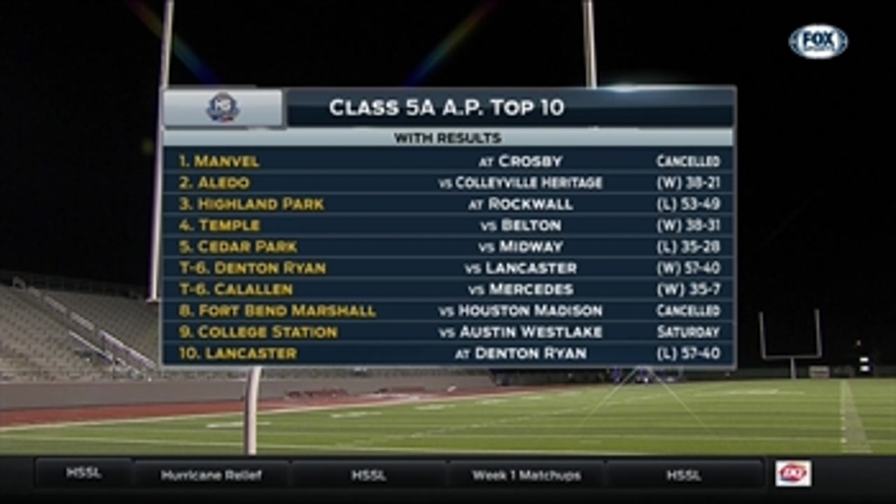 Look at the 5A Top 10 ' High School Scoreboard Live