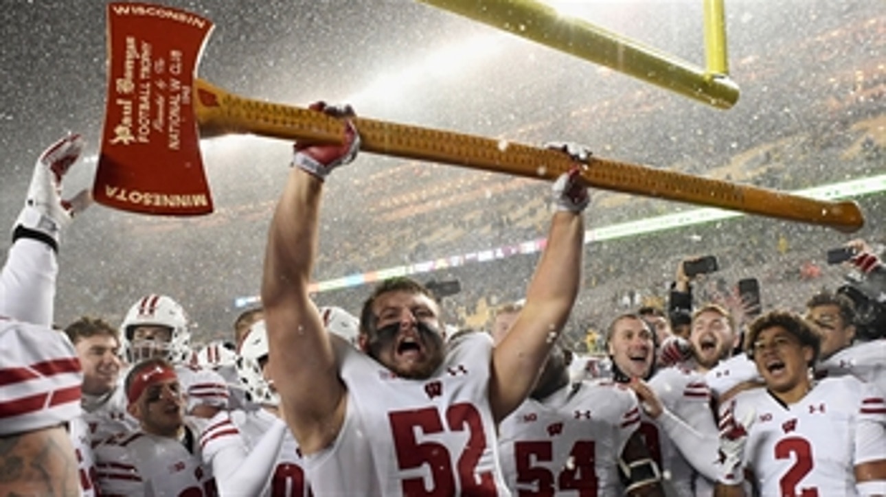 The axe comes home after No. 12 Wisconsin upset No. 8 Minnesota, 38-17