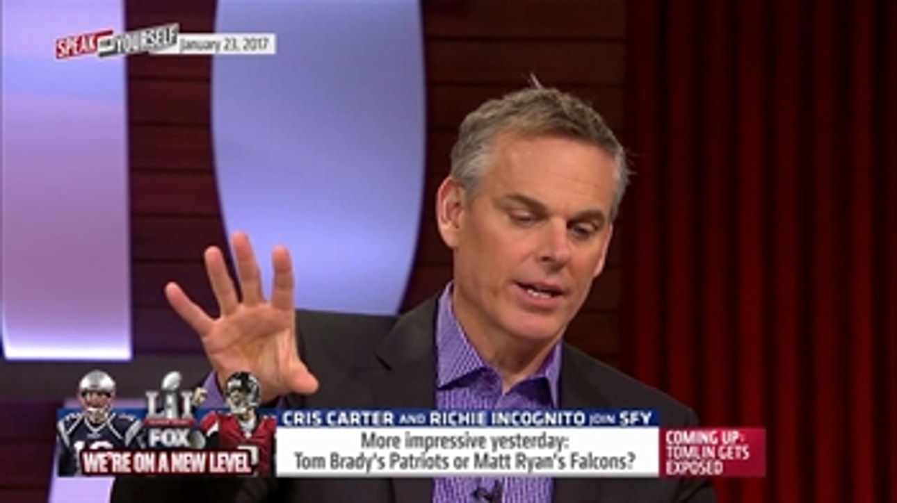 Patriots or Falcons - Who was more impressive Sunday? | SPEAK FOR YOURSELF