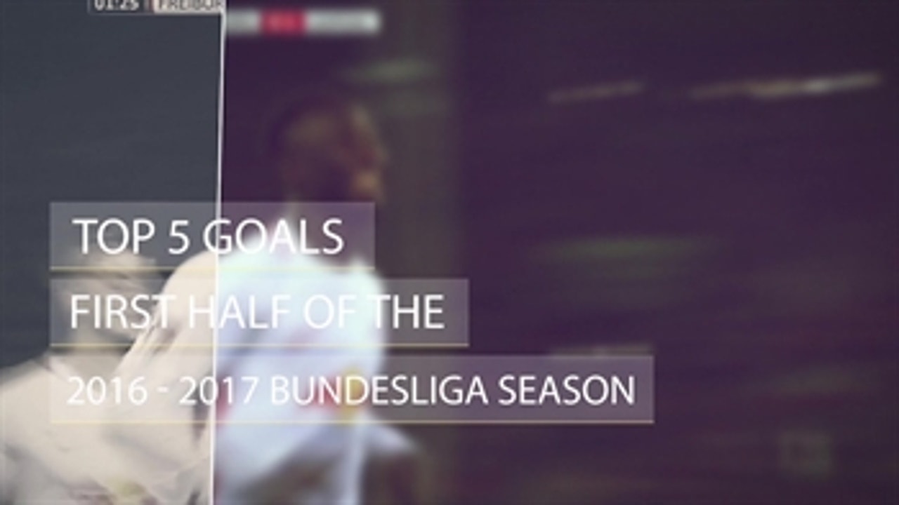 Top 5 Goals in 2016 - 2017 Bundesliga season so far