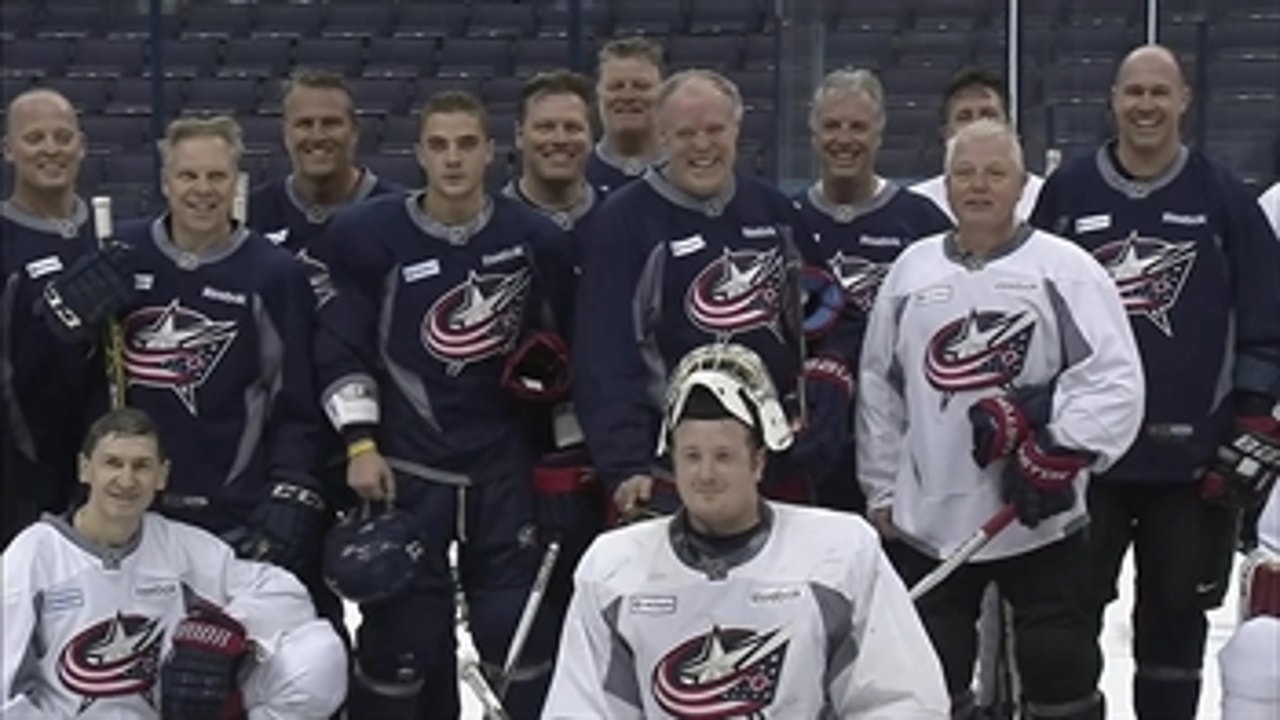 More than a game: Blue Jacket dads use hockey to give back