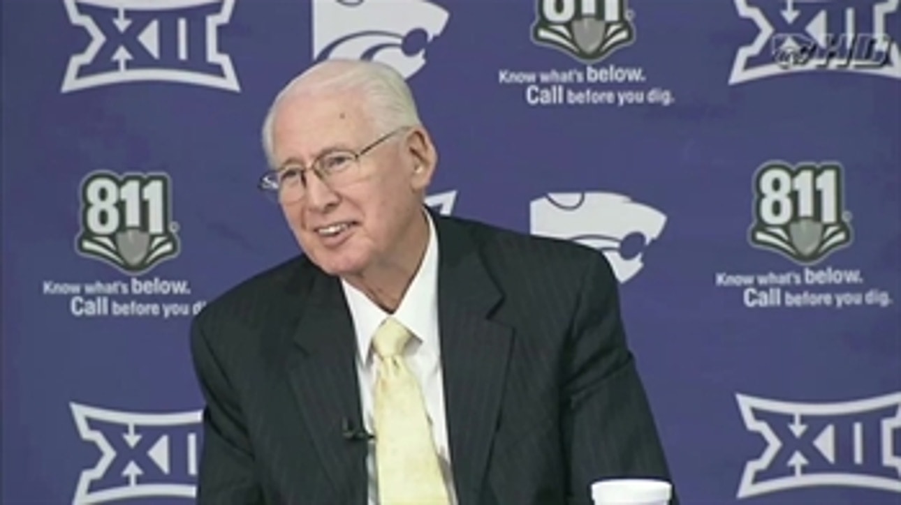 This reporter probably expected a cuter answer about Bill Snyder's birthday plans