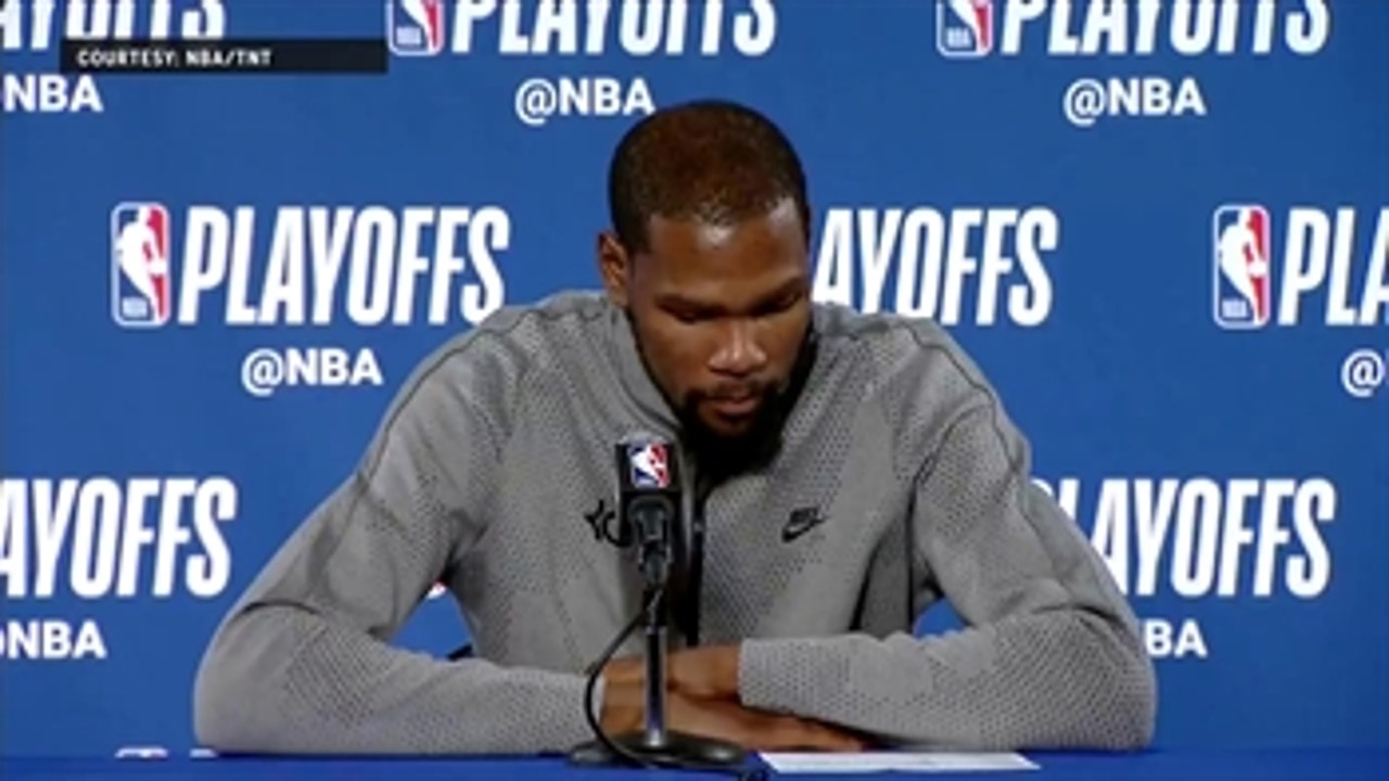 Kevin Durant Press Conference - Game 2 ' Pelicans at Warriors