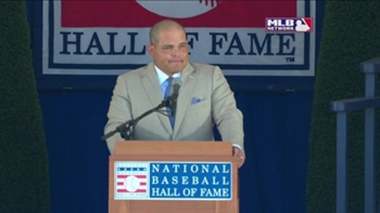 Pudge Rodriguez nails his Hall of Fame speech