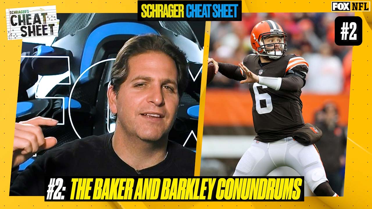 Peter Schrager on whether the Browns will give Baker Mayfield an extension, talks Barkley's expectations in NY I Cheat Sheet for Week 12