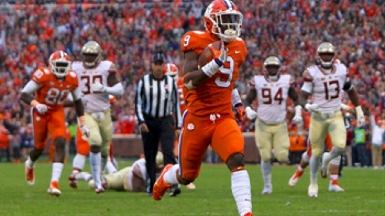 Travis Etienne and the No. 4 Clemson Tigers claw through the Florida State Seminoles 31-14
