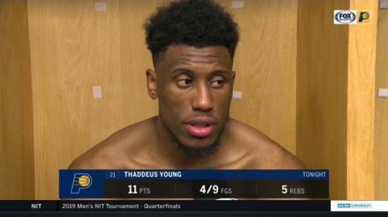 Thaddeus Young on the 107-99 loss to Thunder
