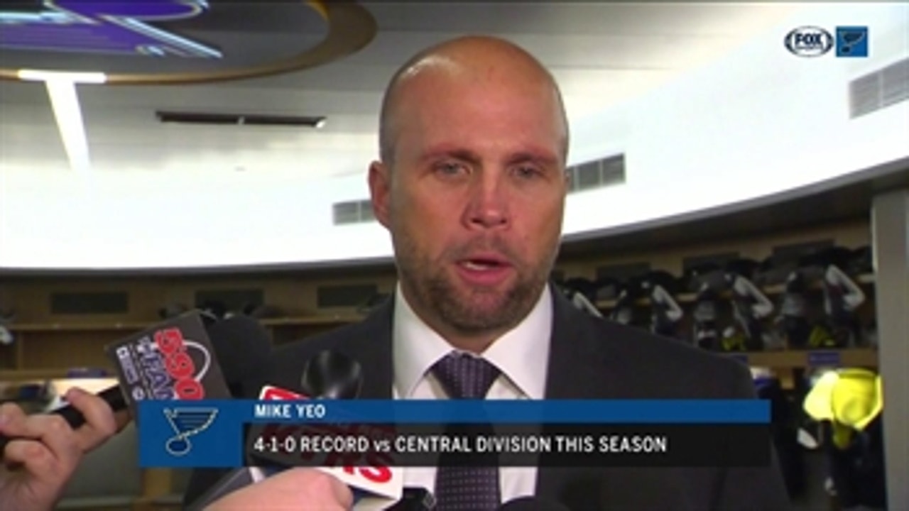 Mike Yeo: 'We did a better job hanging onto the puck' against Wild