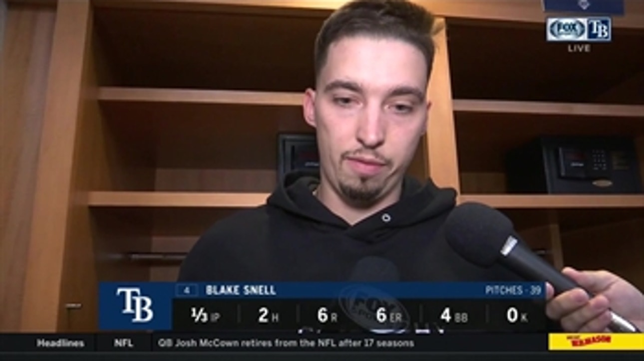 Blake Snell confident he'll figure out issues that plagued him vs. Yankees