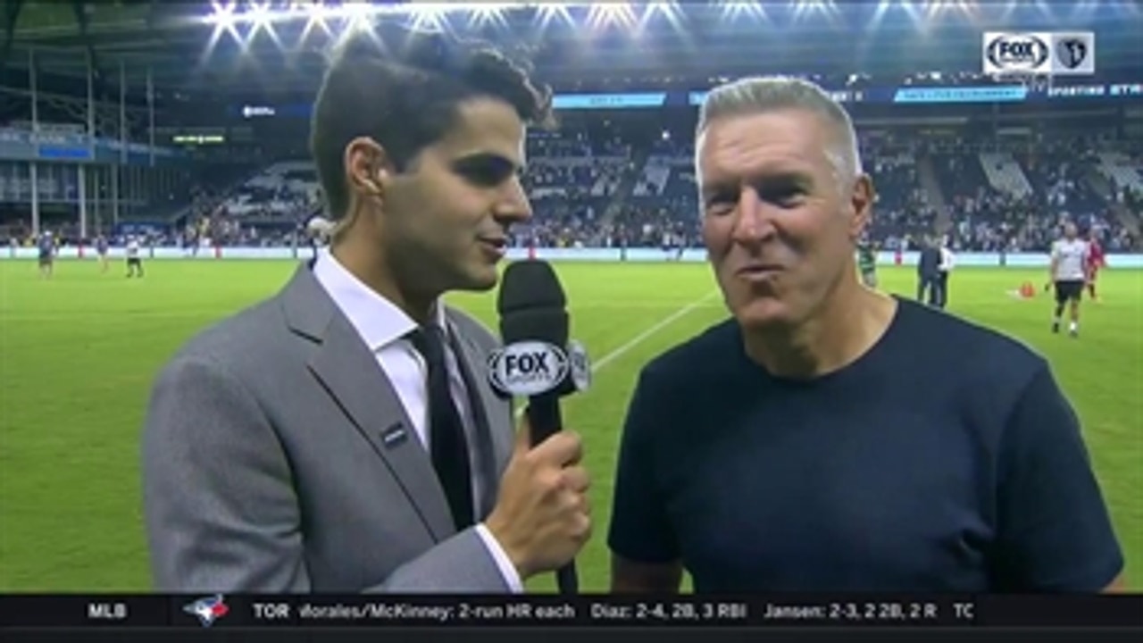 Vermes on Sporting's first goal: 'Everybody started to catch fire to it'