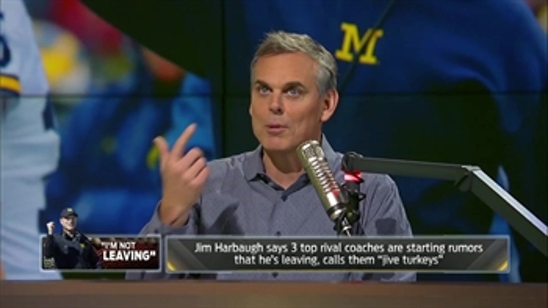 Jim Harbaugh says rumors about Rams job are coming from 'jive turkeys' ' THE HERD