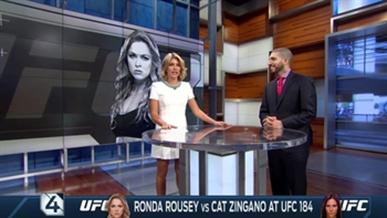 Ariel Helwani on Rousey vs Zingano: "It's a monumental moment for the sport"