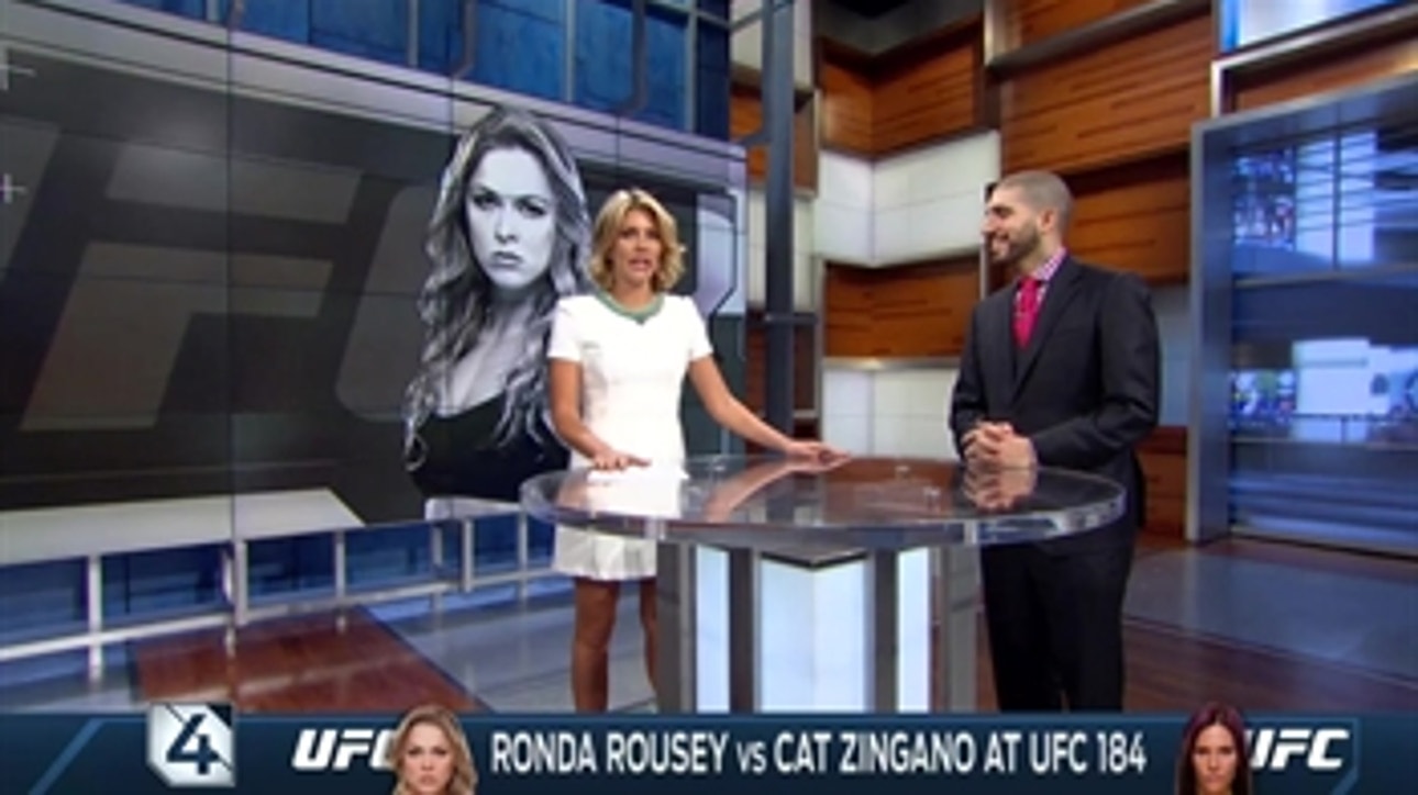 Ariel Helwani on Rousey vs Zingano: "It's a monumental moment for the sport"