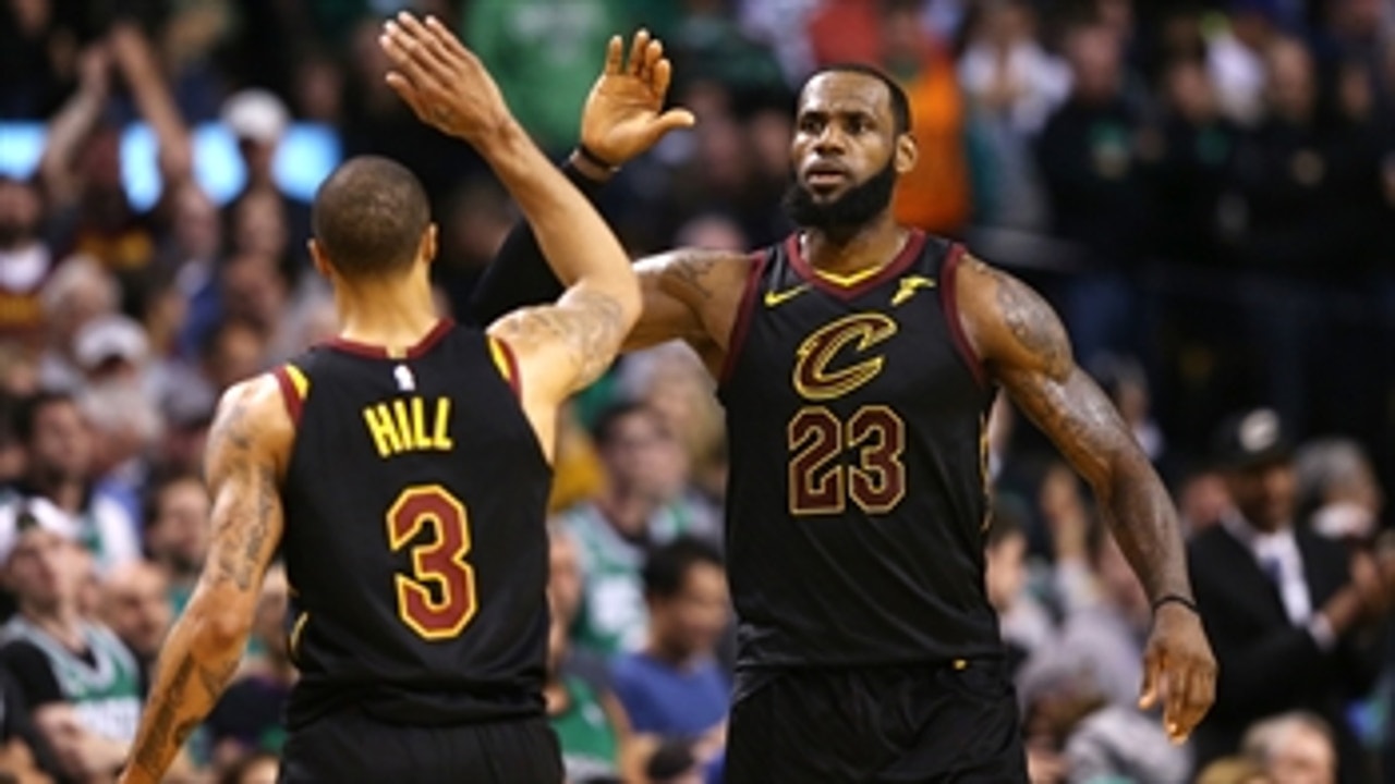 Colin Cowherd defends LeBron's decision to pass the ball to George Hill at the end of Game 1 vs Warriors