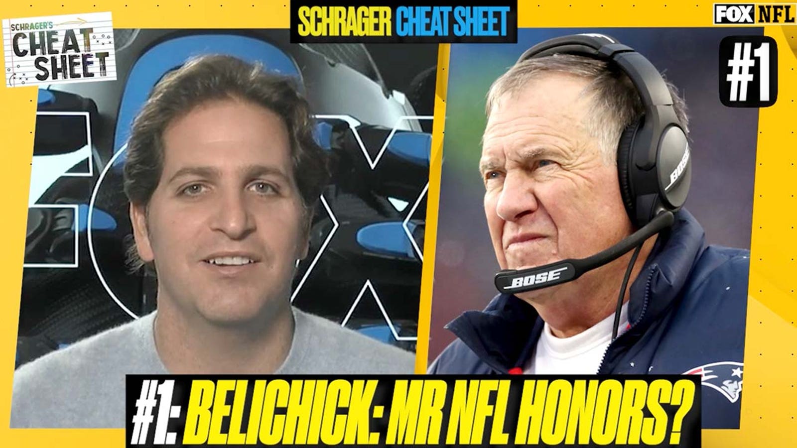 Peter Schrager: Bill Belichick is heading for Coach of the Year and NFL Executive of the Year I Cheat Sheet for Week 14