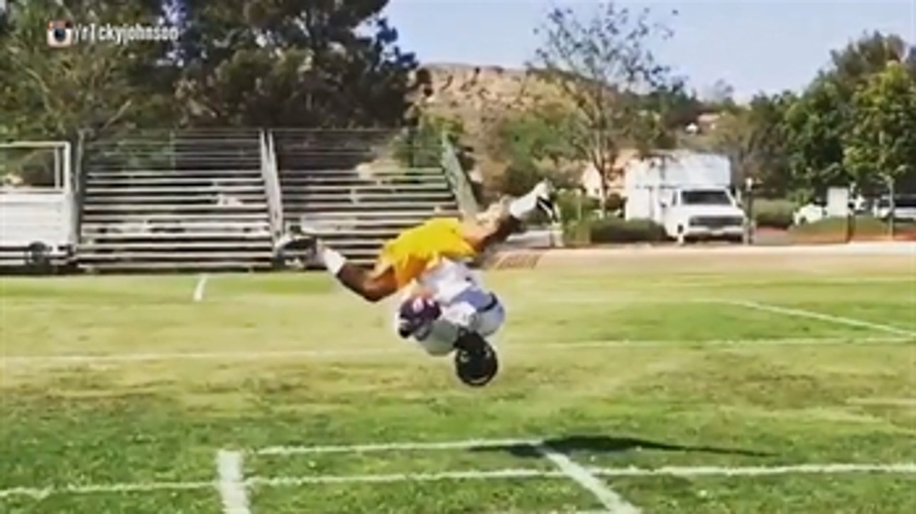 College football WR shows off what he calls a 'ninja catch' and it's impressive