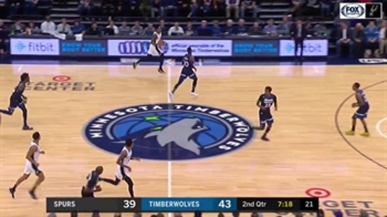 HIGHLIGHTS: LaMarcus Aldridge with the Hook Shot And 1