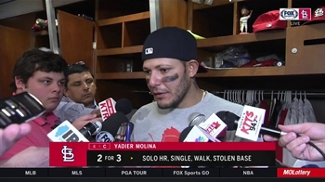 Yadier Molina on Carlos Martínez: 'Right now he's hitting another level'