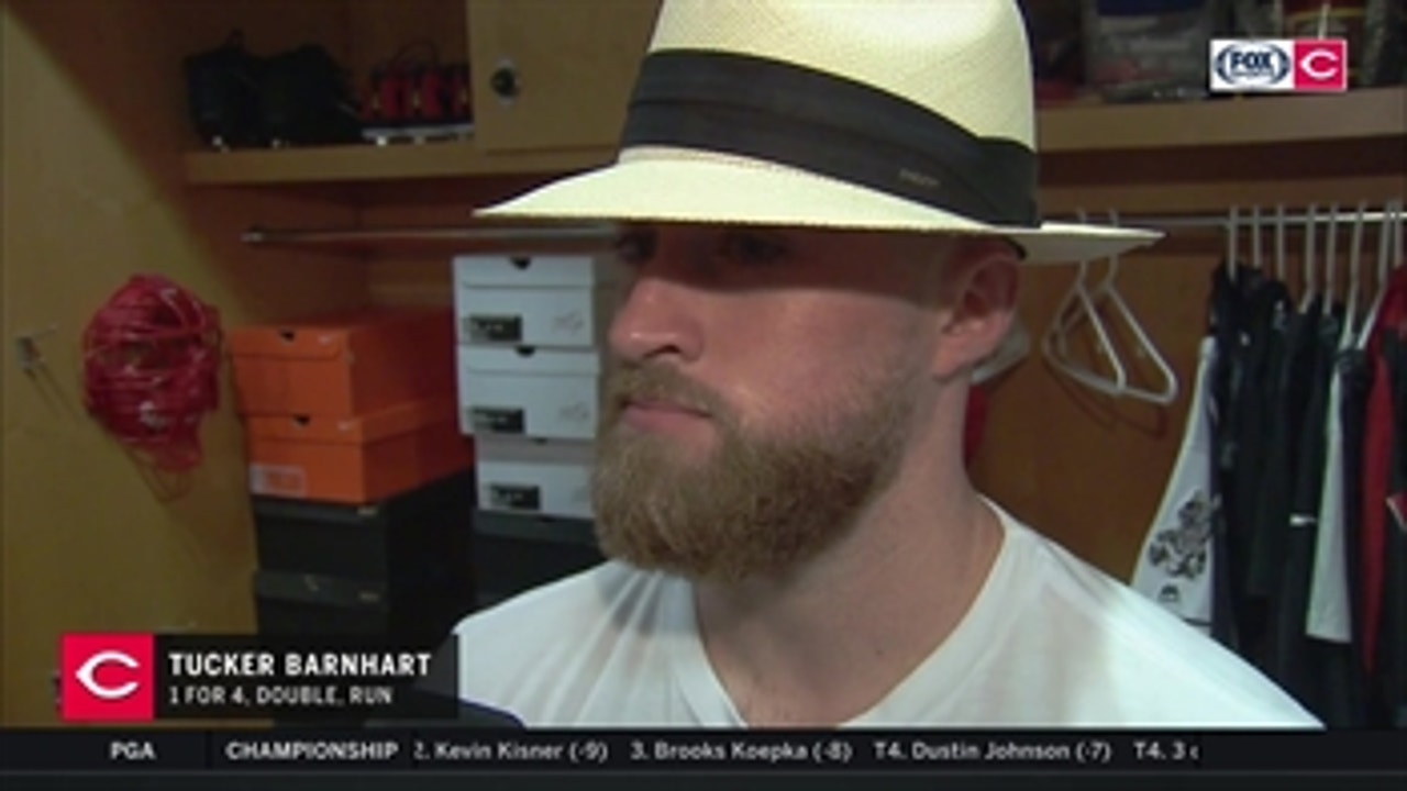 Tucker Barnhart breaks down Anthony DeSclafani's pitches and what went right