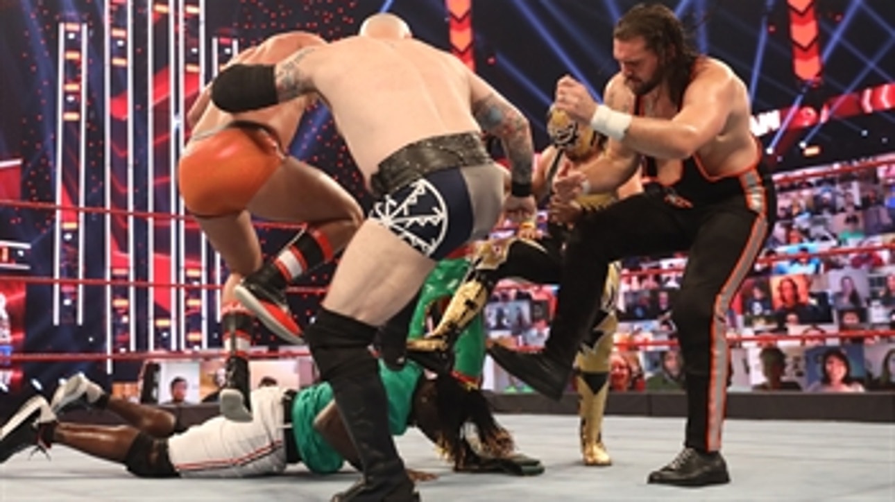 R-Truth vs. Gran Metalik vs. Lince Dorado vs. Erik vs. Drew Gulak vs. Akira Tozawa vs. Tucker - 7-Way 24/7 Title Match: Raw, Nov. 9, 2020