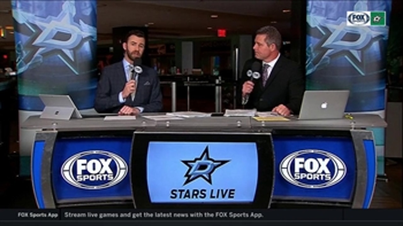 Everyone Going home Happy after 2-1 OT Win ' Stars Live