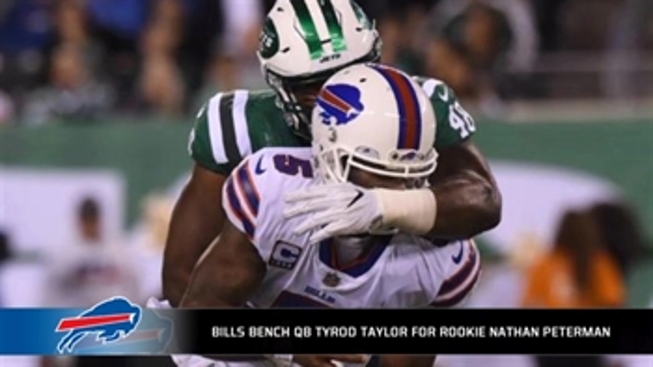 Bills bench Tyrod Taylor ahead of Chargers matchup