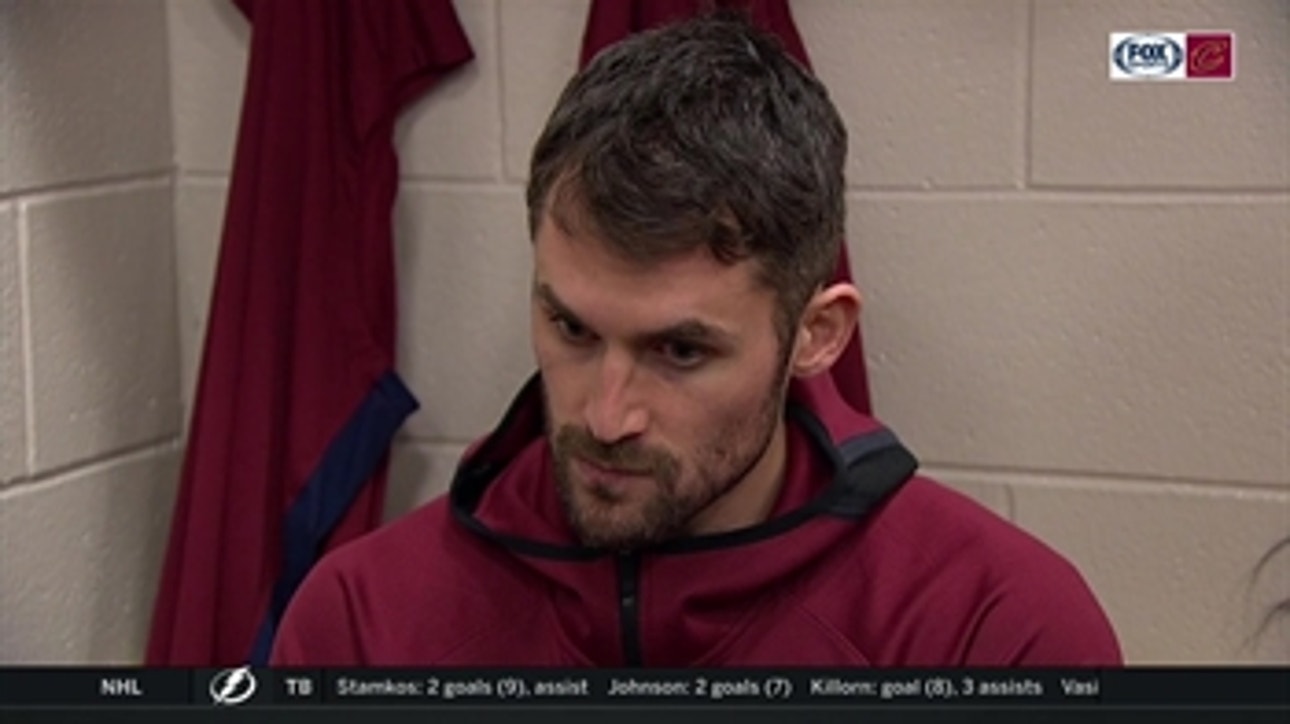 Kevin Love on Cavs' 47-point loss in Philly: 'We sucked'