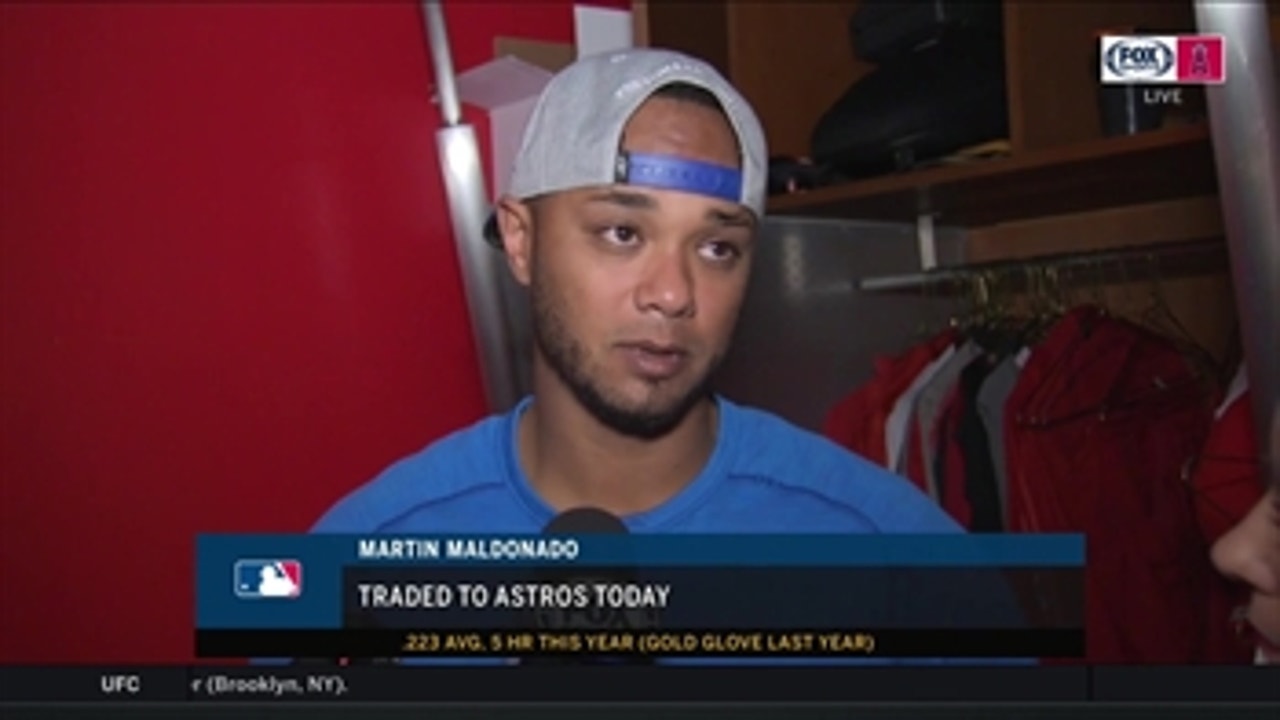 Martin Maldonado shocked but grateful after being traded to Astros