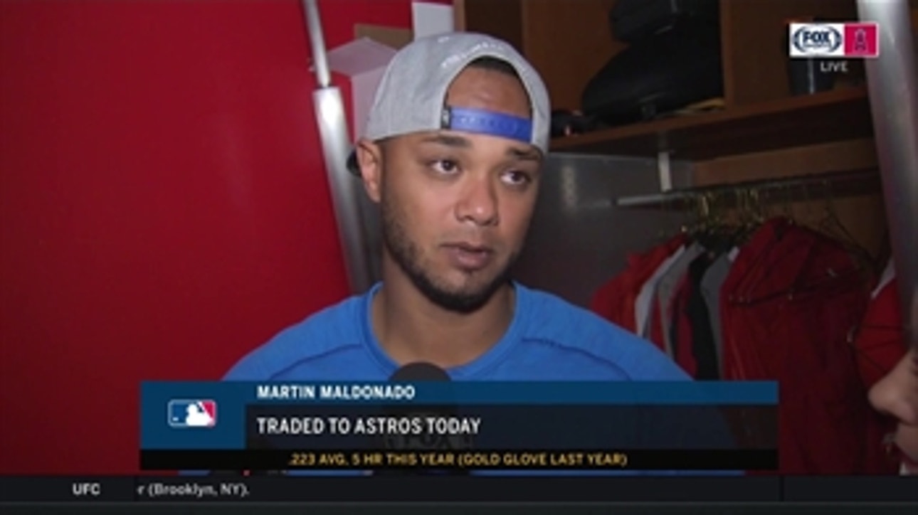 Martin Maldonado shocked but grateful after being traded to Astros