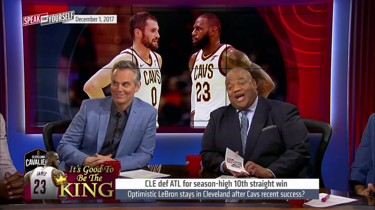 Stephen Jackson on the Cavaliers 10-game win streak, Melo's lineup comments | SPEAK FOR YOURSELF