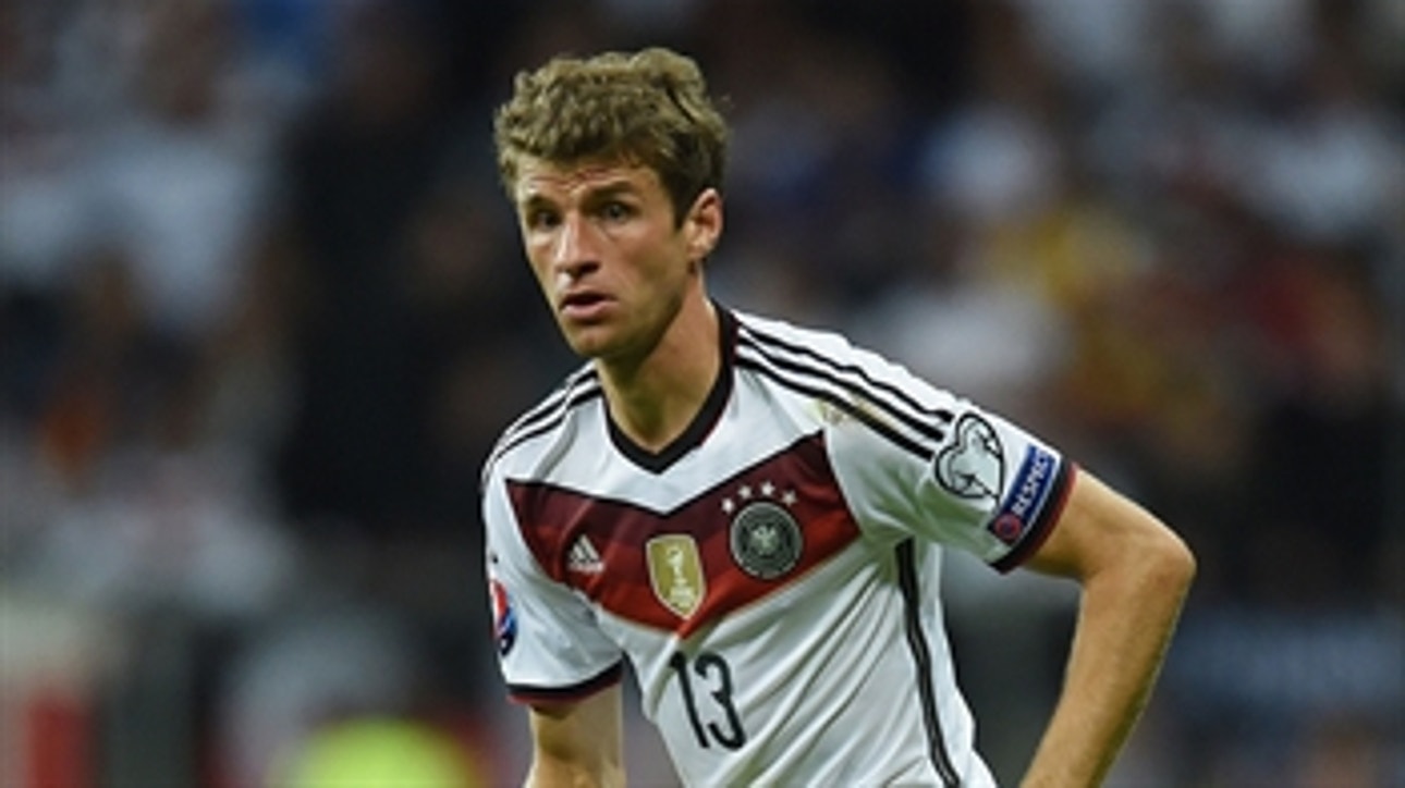 Muller opens up scoring for Germany in Scotland - Euro 2016 Qualifiers Highlights