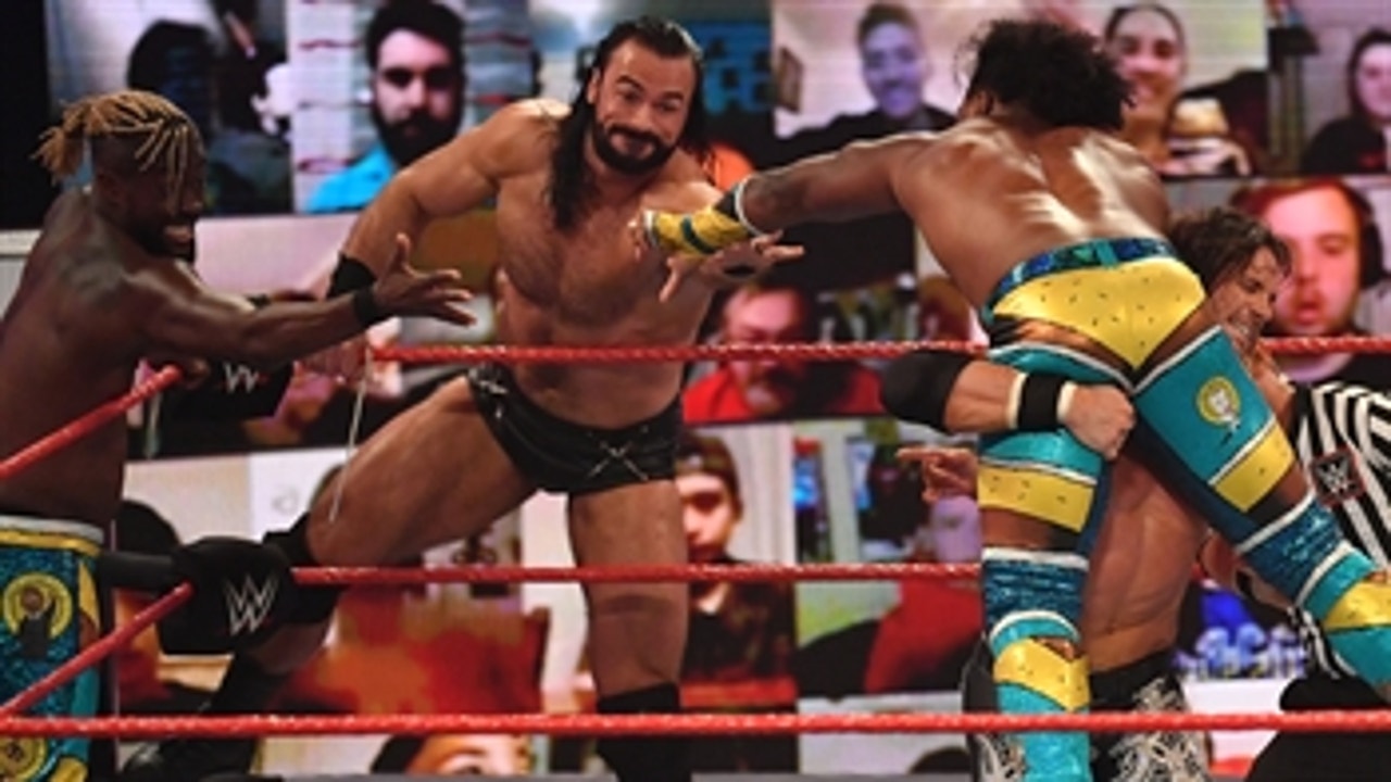 Drew McIntyre & The New Day vs. Randy Orton, The Miz & John Morrison – Six-Man Tag Match: Raw, Nov. 9, 2020