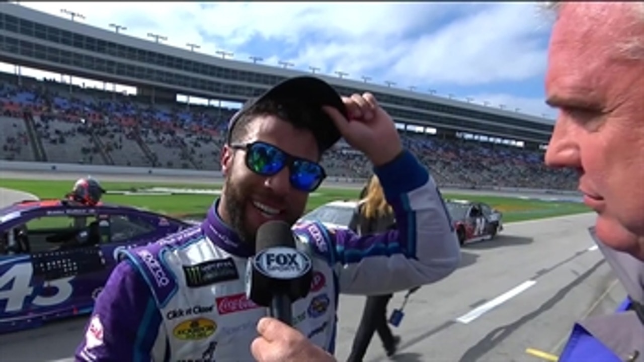 Bubba Wallace talks eighth-place finish: "Hell yeah, we needed that!" ' 2018 TEXAS MOTOR SPEEDWAY ' FOX NASCAR