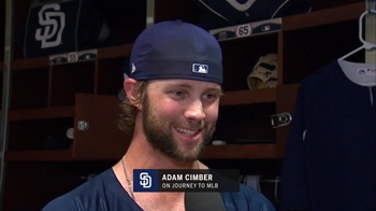Reliever Adam Cimber talks about the ups and downs in his journey to the big leagues