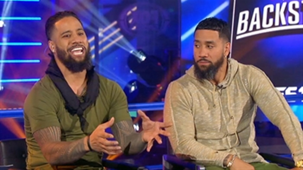 The Usos on their return to WWE, tagging with Roman Reigns, more ' WWE BACKSTAGE