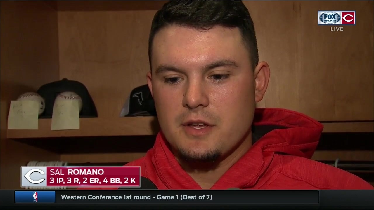 Reds' Sal Romano on his major league debut