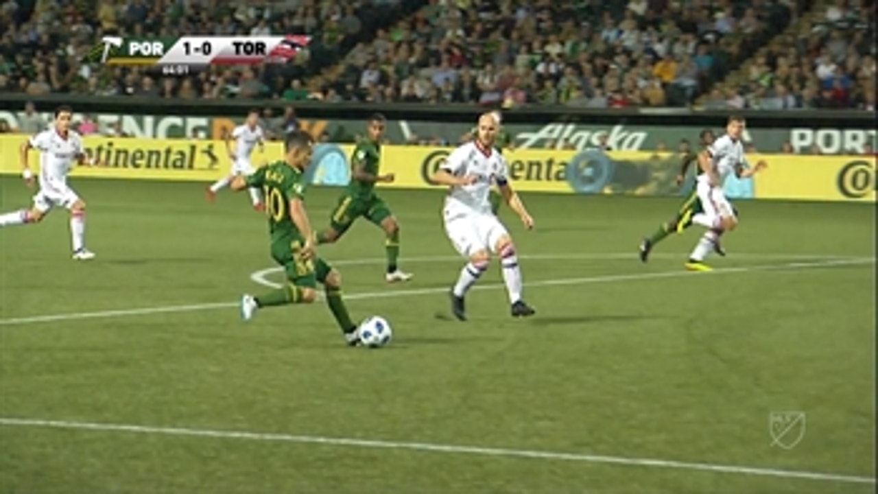 Portland Timbers beat Toronto FC, move back into playoff position in the Western Conference.