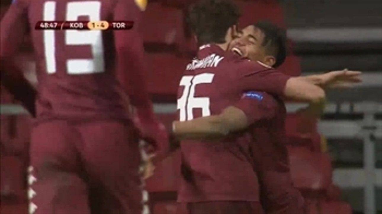 Darmian volleys home to extend Torino's lead