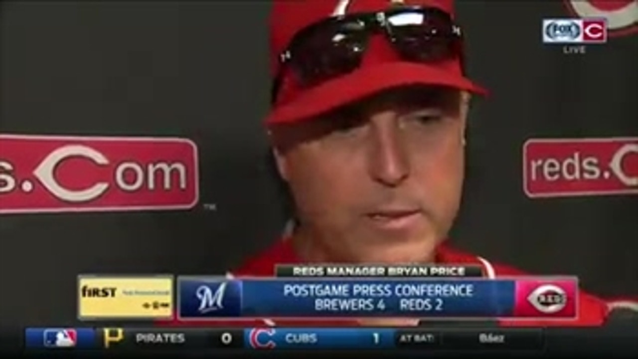 Reds' Manager Bryan Price talks about Romano's debut