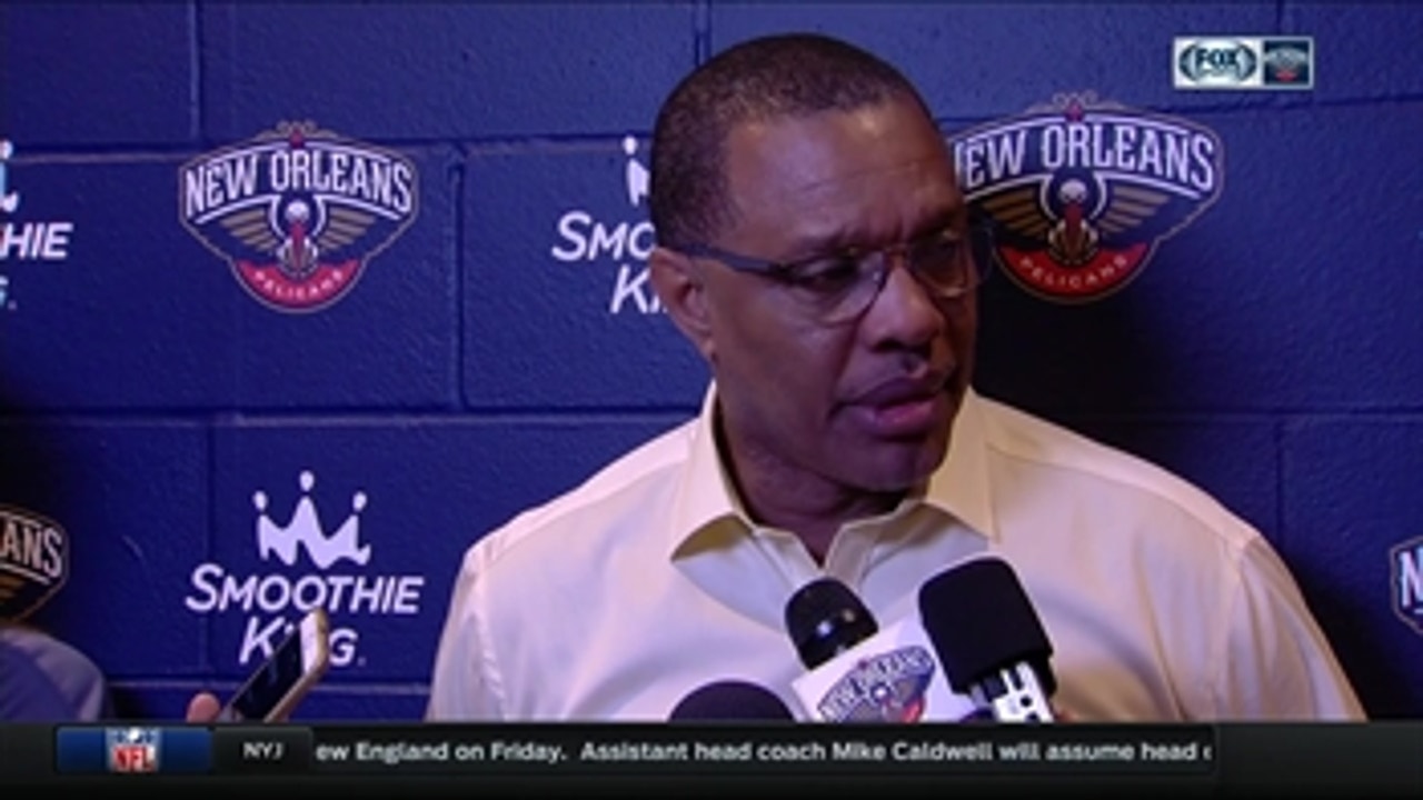 Alvin Gentry on Pelicans making the plays in win