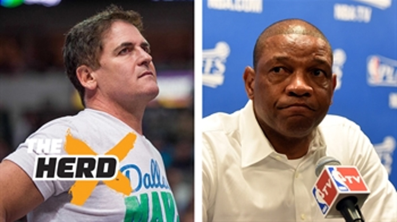 Mark Cuban responds to Doc Rivers about DeAndre Jordan.