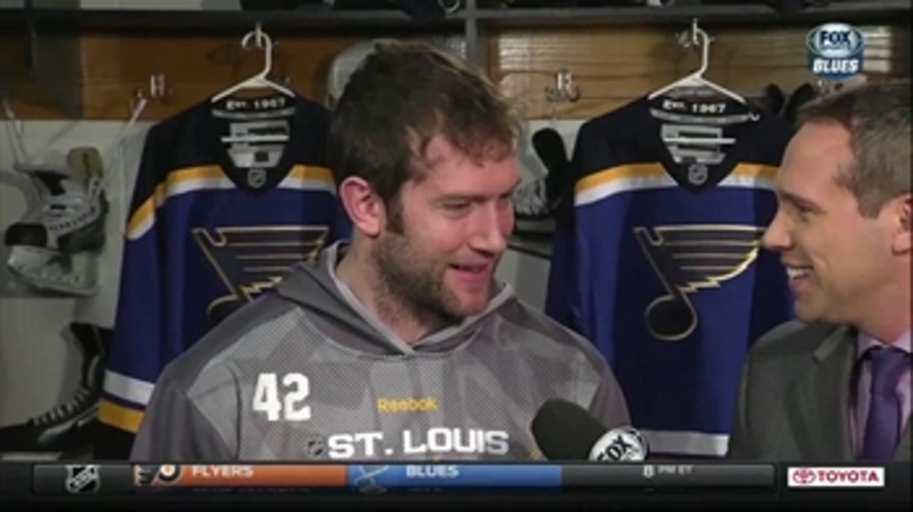 Blues captain Backes happy to listen and learn